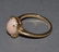PINK CORAL RING AND RED CORAL NECKLACE PENDANT; - 2