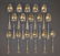 15 AMERICAN FANCY VICTORIAN STERLING SILVER SPOONS
