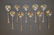 10 TOWLE AND GORHAM STERLING SILVER SPOONS; 202GRAMS