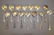 14 FANCY STERLING SILVER SPOONS, INCLUDING BLACKINGTOW;