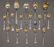 15 STERLING SILVER SPOONS, INCLUDING SOUVENIR SPOONS;