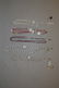 8 STERLING SILVER CRYSTAL ROSARY NECKLACES