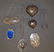 MISC STERLING SILVER BANGLES, DAVID ANDERSON SHAKERS,