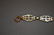 HUNGARIAN GILT SILVER AND GARNET BRACELET; 7 1/2" - 2