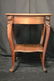 MAHOGANY LAMP TABLE WITH CARVED GRYPHON HEADS