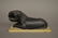 7" ANTIQUE CHINESE BRONZE FOO DOG MOUNTED ON MARBLE