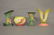 2 ROSEVILL VASES 204-8 AND 2 PIECES OF HULL POTTERY