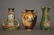 3 LARGE NIPPON VASES 10" AND SMALLER