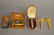 10 PAIRS ANTIQUE GLASSES, RAZORS, AND PIPES - 2