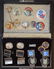 VINTAGE CUFF LINKS, POLITICAL PINS, WORLDS FAIR BADGES - 3