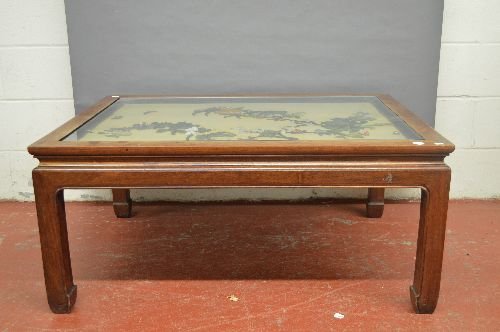 ANTIQUE CHINESE TABLE WITH JADE AND PRECIOUS STONE (1 of 2)