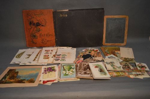 LARGE LOT OF VINTAGE POSTCARDS AND VALENTINES INCLUDING (1 of 6)
