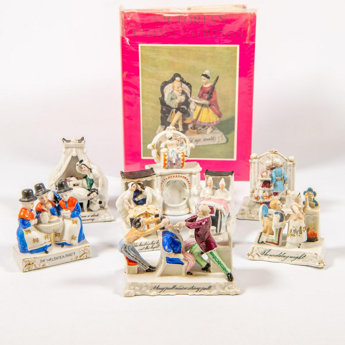 Collection of 8 'Victorian China Fairings' with the (1 of 6)