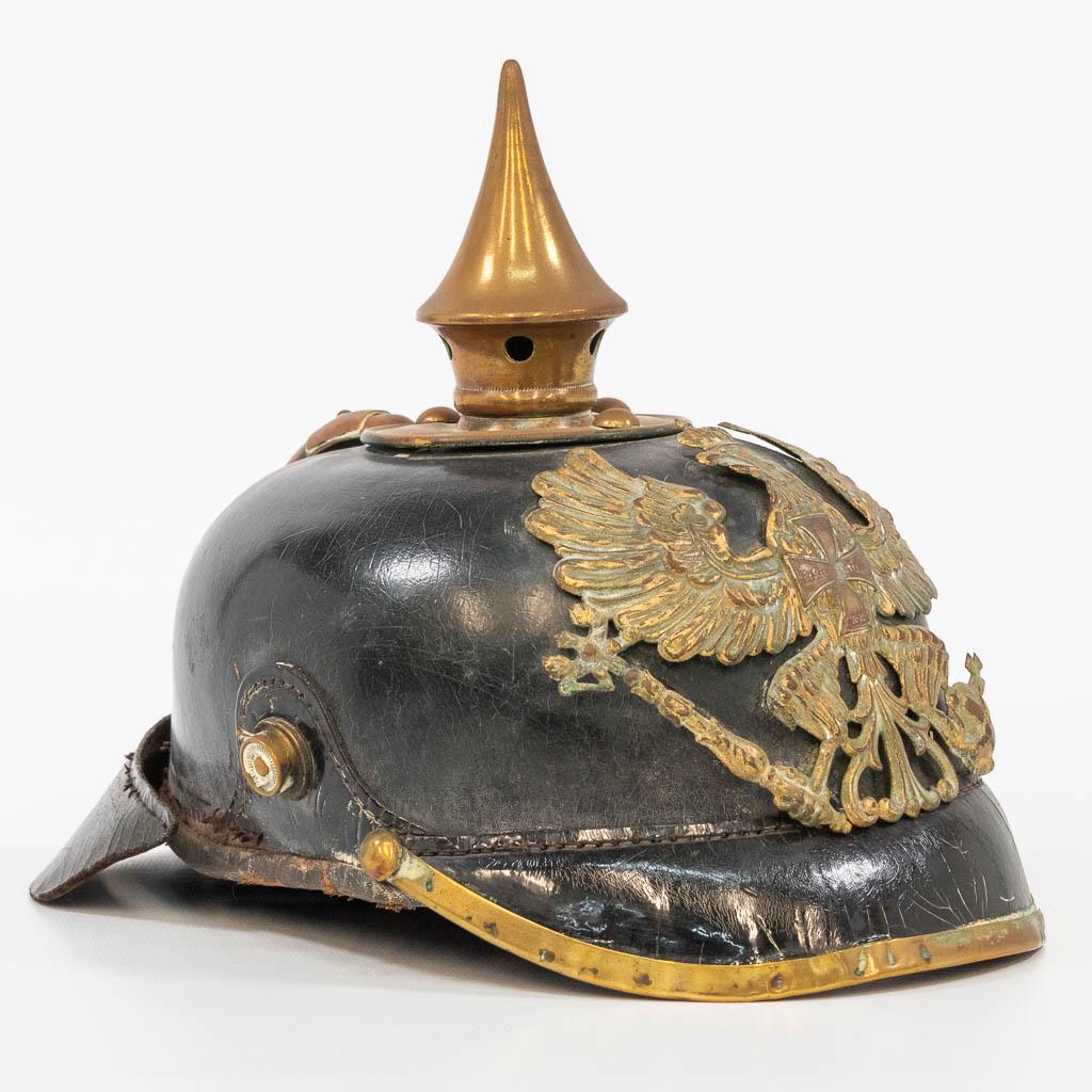 A German 'Pickelhaube' spiked helmet for a Child, made (1 of 16)