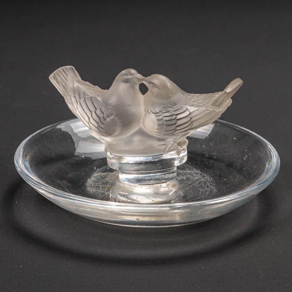 Rene LALIQUE (1860-1945) an Ashtray or Cendrier 'Deux (1 of 6)