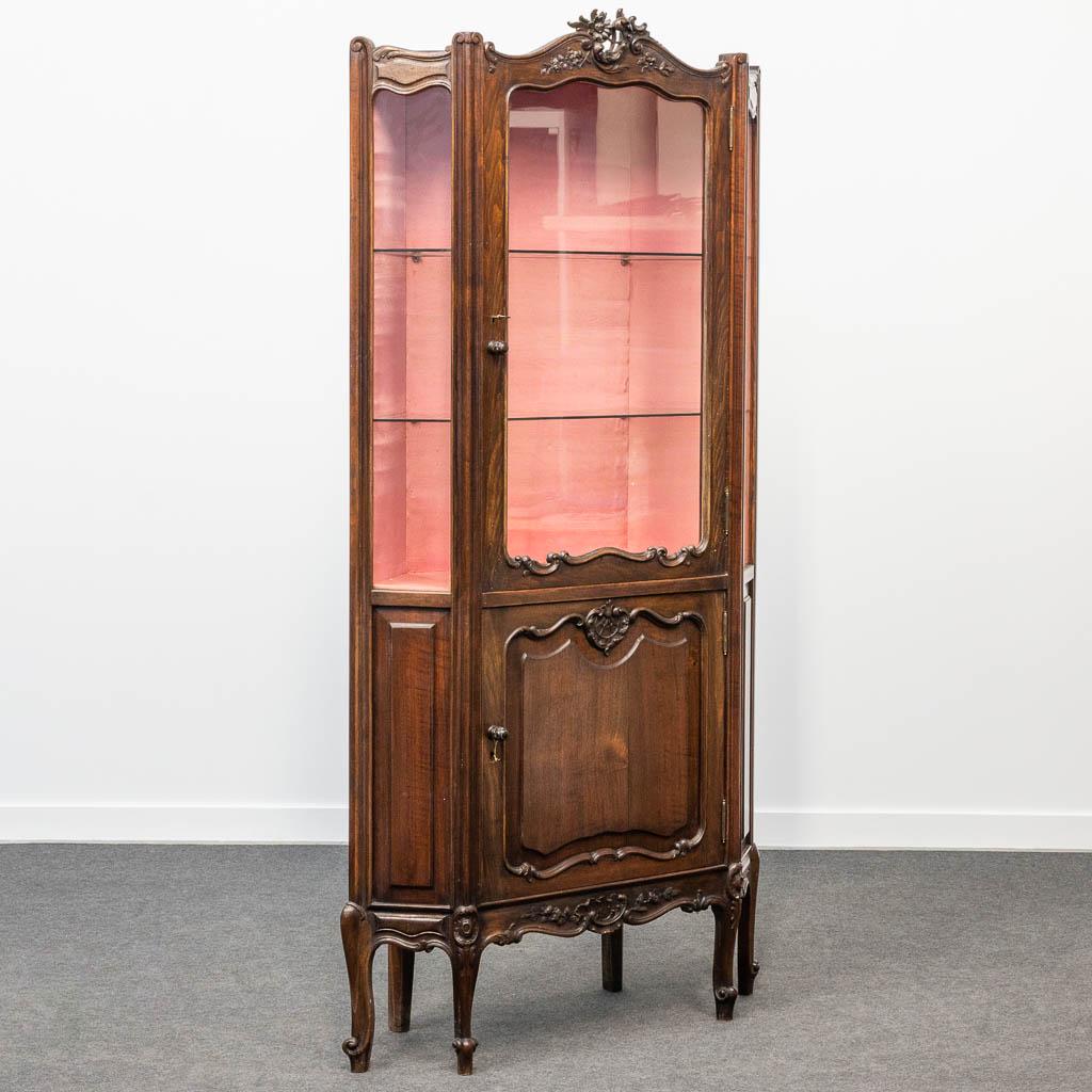 A Louis XV style display cabinet with 6 sides. The (1 of 14)