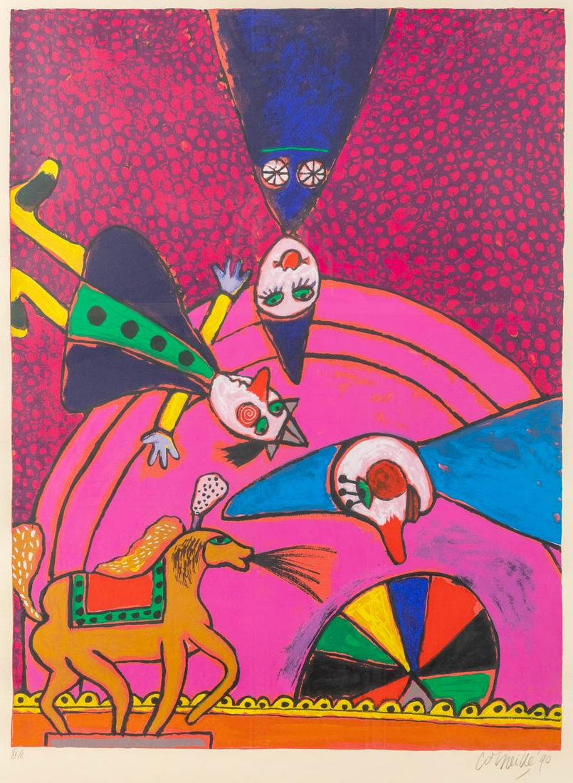 Guillaume CORNEILLE (1922-2010) a lithograph marked (1 of 6)