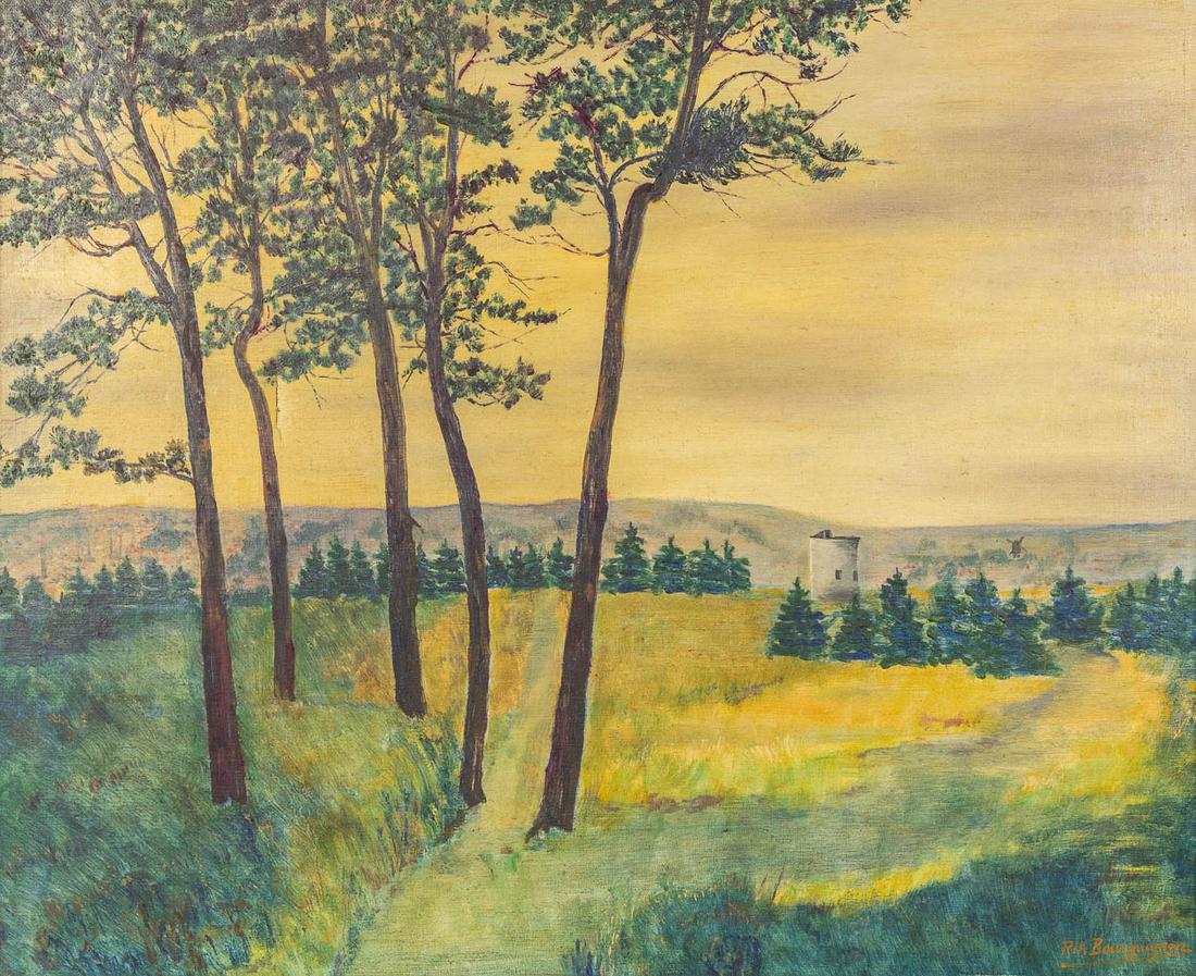 Rik BOURGUIGNON (1902-2001) 'Le Mont De L'Enclus' a (1 of 7)