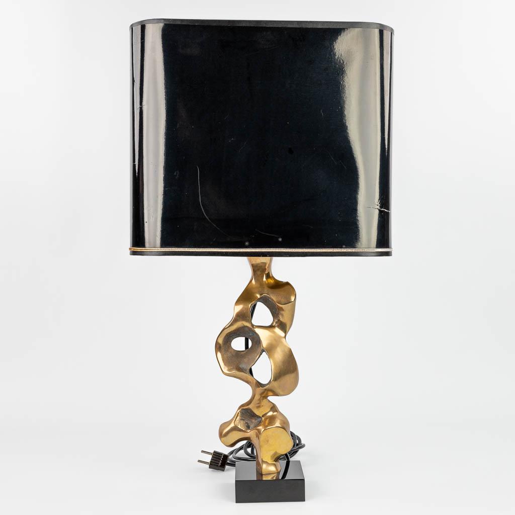 Michel JAUBERT (XX-XXI) 'Table lamp' made of bronze.: Michel JAUBERT (XX-XXI) 'Table lamp' made of bronze. (64 cm)