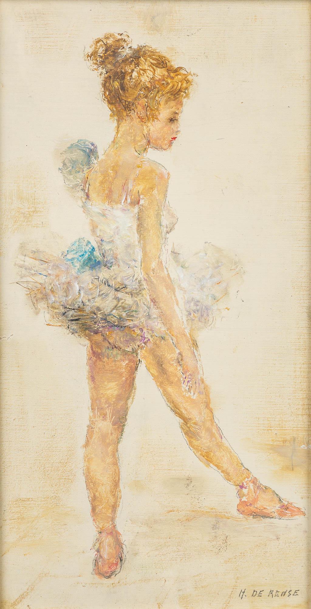 HÃ©lÃ¨ne DE REUSE (1892-1979) 'Ballerina' a painting, (1 of 6)