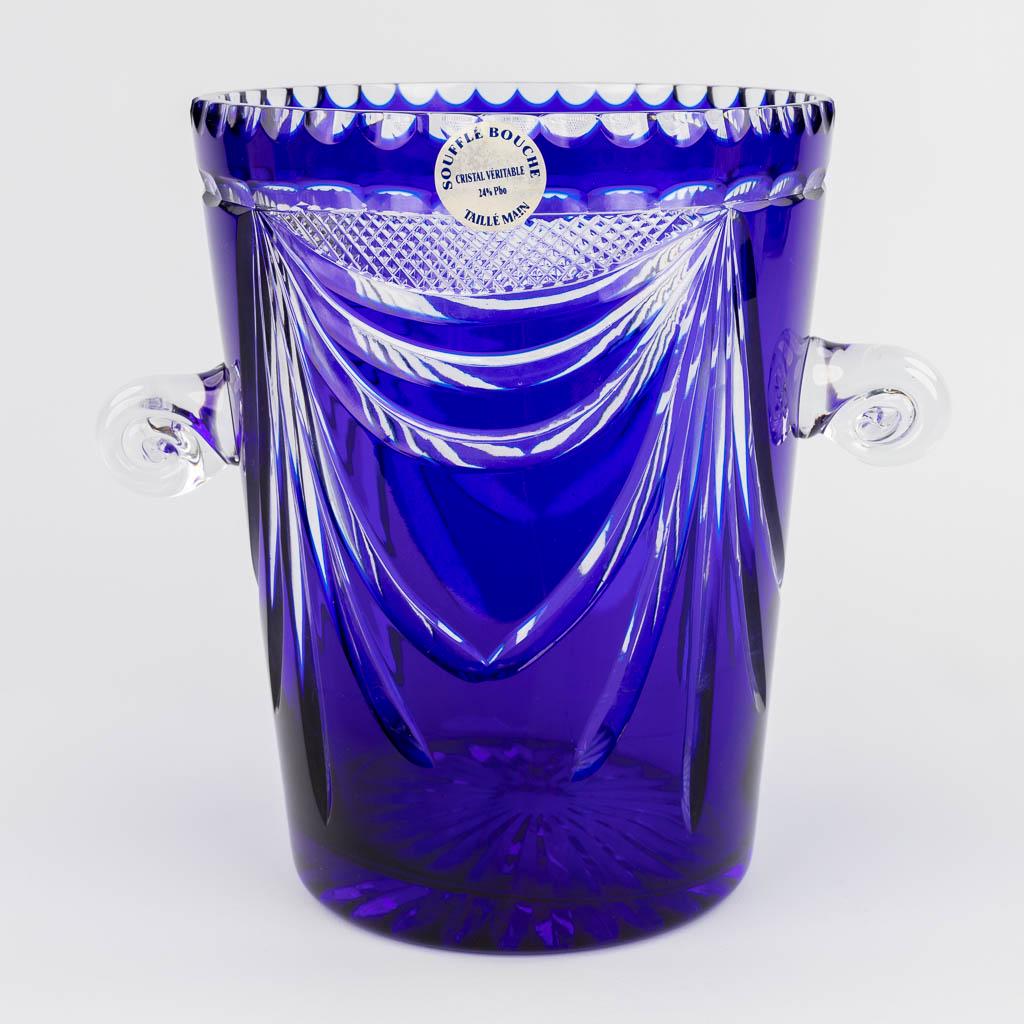 A vintage Champagne bucket made of cut and mouth-blown crystal (20 x 26 x 25cm) (1 of 14)