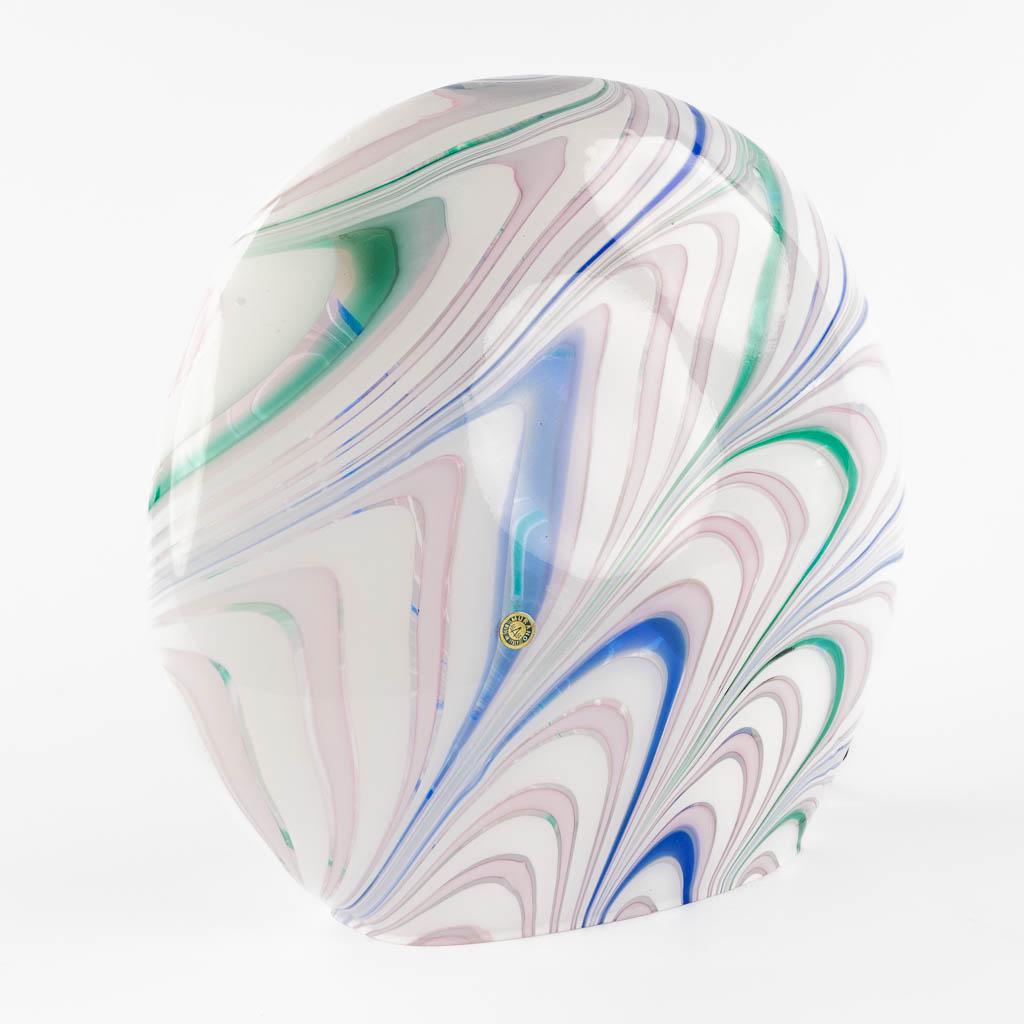 Caramella, Murano. A glass table lamp, circa 1970. (D:16 x W:36 x H:32 cm) (1 of 10)