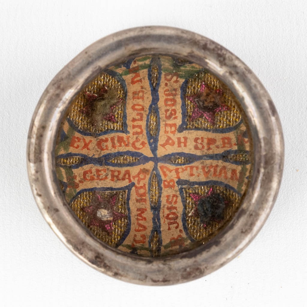 Saint Joseph, Ex Cingula B.M.V., Gerardi Majella, Joannis Babptist, a selaed multi Theca. (D:4,28 x (1 of 3)