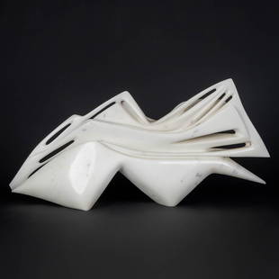 Pablo ATCHUGARRY (1954) 'Untitled' A sculpture in white Carrara marble. (L:67 x W:12 x H:33 cm): Pablo ATCHUGARRY (1954) 'Untitled' a sculpture made of white Carrara marble. Resale rights might apply, please consult our 'Conditions of the sale'.Provenance: - Purchased at Gallery