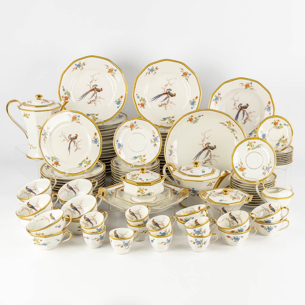Theodore Haviland, Limoges, a dinner and coffee service decorated with birds. (L:15 x W:22 x H:23 (1 of 20)