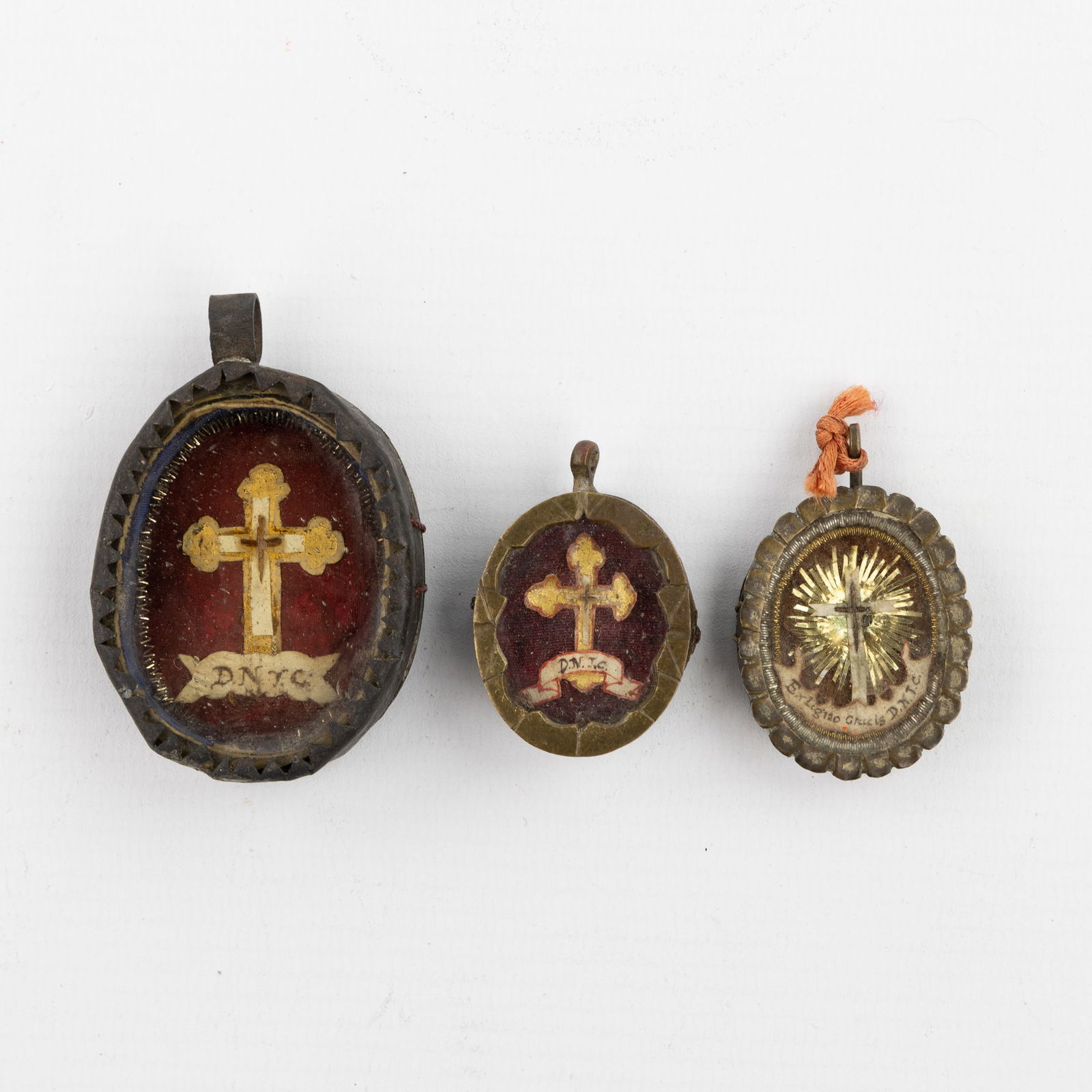 Three sealed theca with relics of the True Cross. (1 of 5)