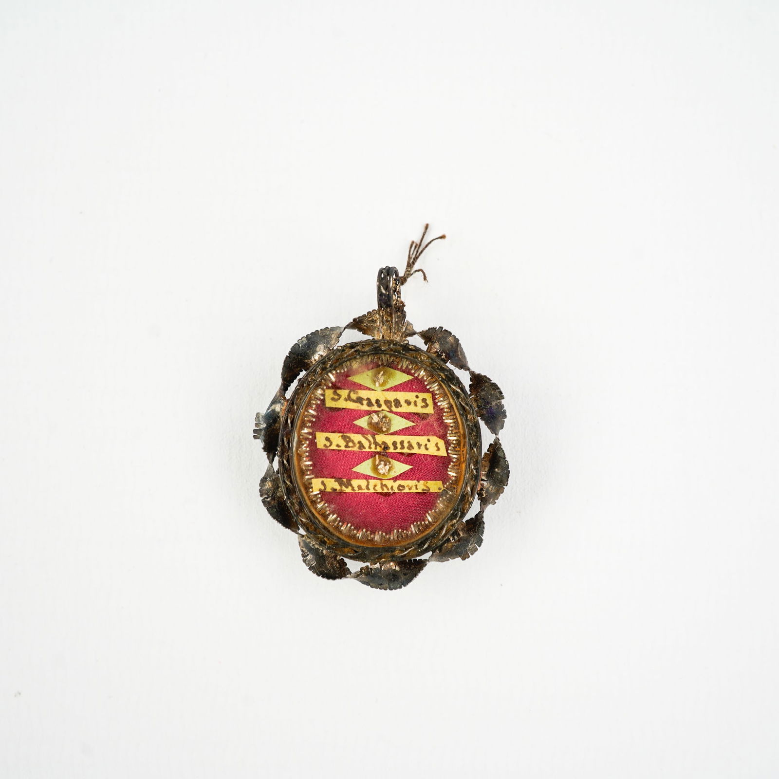 A sealed multi theca with relics for the 'Three Magi (Three Kings) - Epiphany'. (1 of 3)