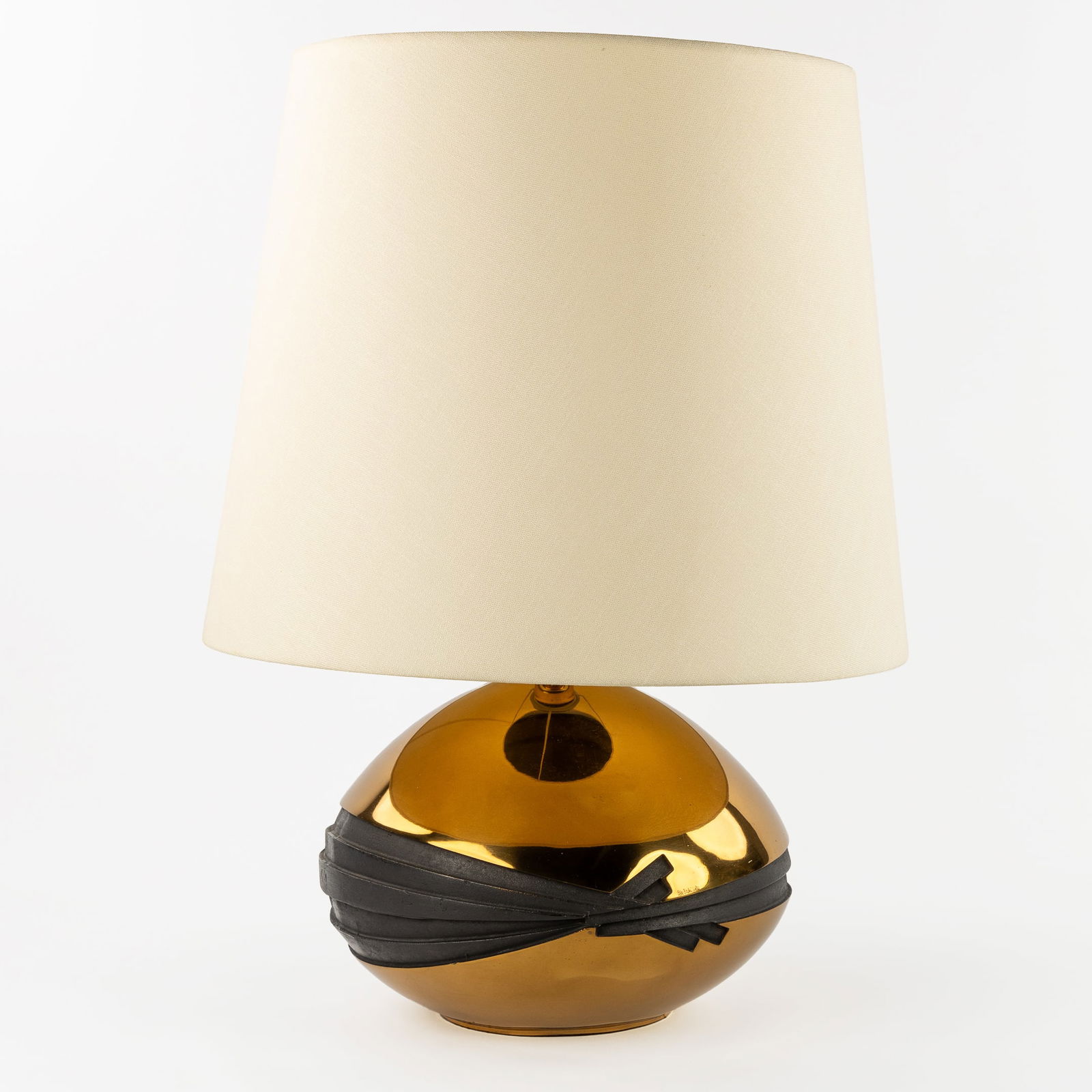 Esa Fedrigoli (1950) Table lamp, Gilded Bronze, circa 1970-1980 (1 of 8)