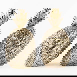 Mauro Manetti (XX) 'Pineapple', two ice pails.: Mauro Manetti (XX) 'Pineapple', two ice pails. 