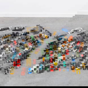 A Large Collection of Toy Cars, Dinky Toys, Solido, Yanka, Matchbox, Welly and others. 100 pieces.: A Large Collection of Toy Cars, Dinky Toys, Solido, Yanka, Matchbox, Welly and others. 100 pieces. Dinky ToysCorgi ToysSep-ToyMatchboxSolidoYankaWellyand others Dimensions:(W:16 x H:8 x L:9 cm)