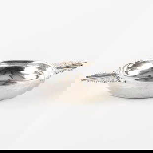Antoine Bailly (act. 1748-?) Paris, France, a Silver Serving Bowl (1751-1752). Silver, 407g.: Antoine Bailly (act. 1748-?) Paris, France, a Silver Serving Bowl (1751-1752). Silver. A silver serving bowl (Ecuelle à oreilles).Marked with:Poinçon charge (crowned A with laurel wreath) on the