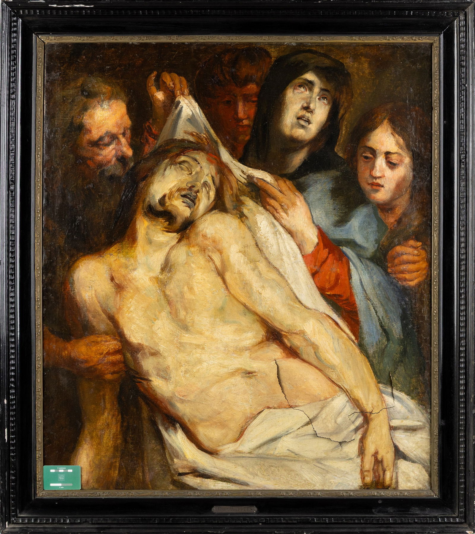 Gustaaf (Baron) Wappers (1803-1874) (Attr.) 'The Lamentation of Christ', After Peter Paul Rubens. (1 of 7)