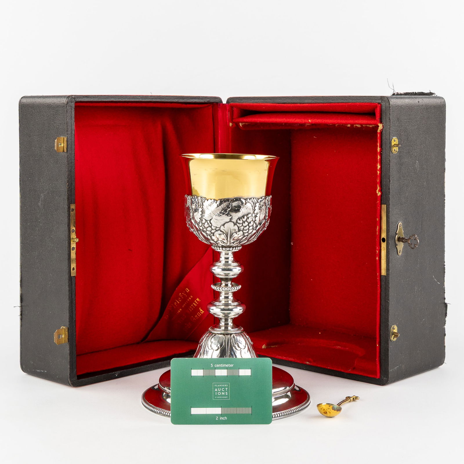 Henry Decordes (act. 1811-1843) a Silver Chalice, Gothic Revival style. Brussels. Silver, 641g (1 of 9)