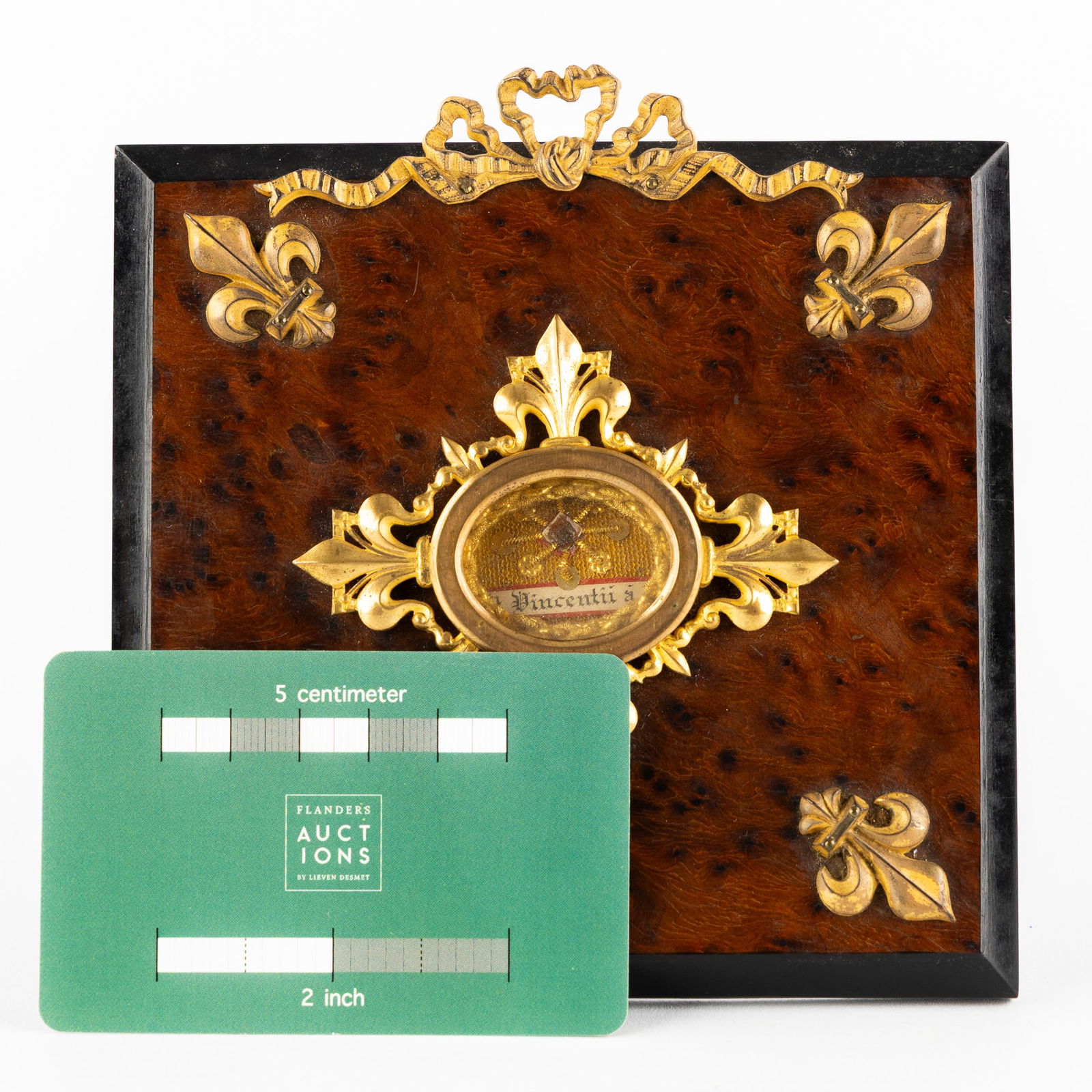 A Reliquary Stand with Relic of Saint Vincent de Paul. (1 of 3)