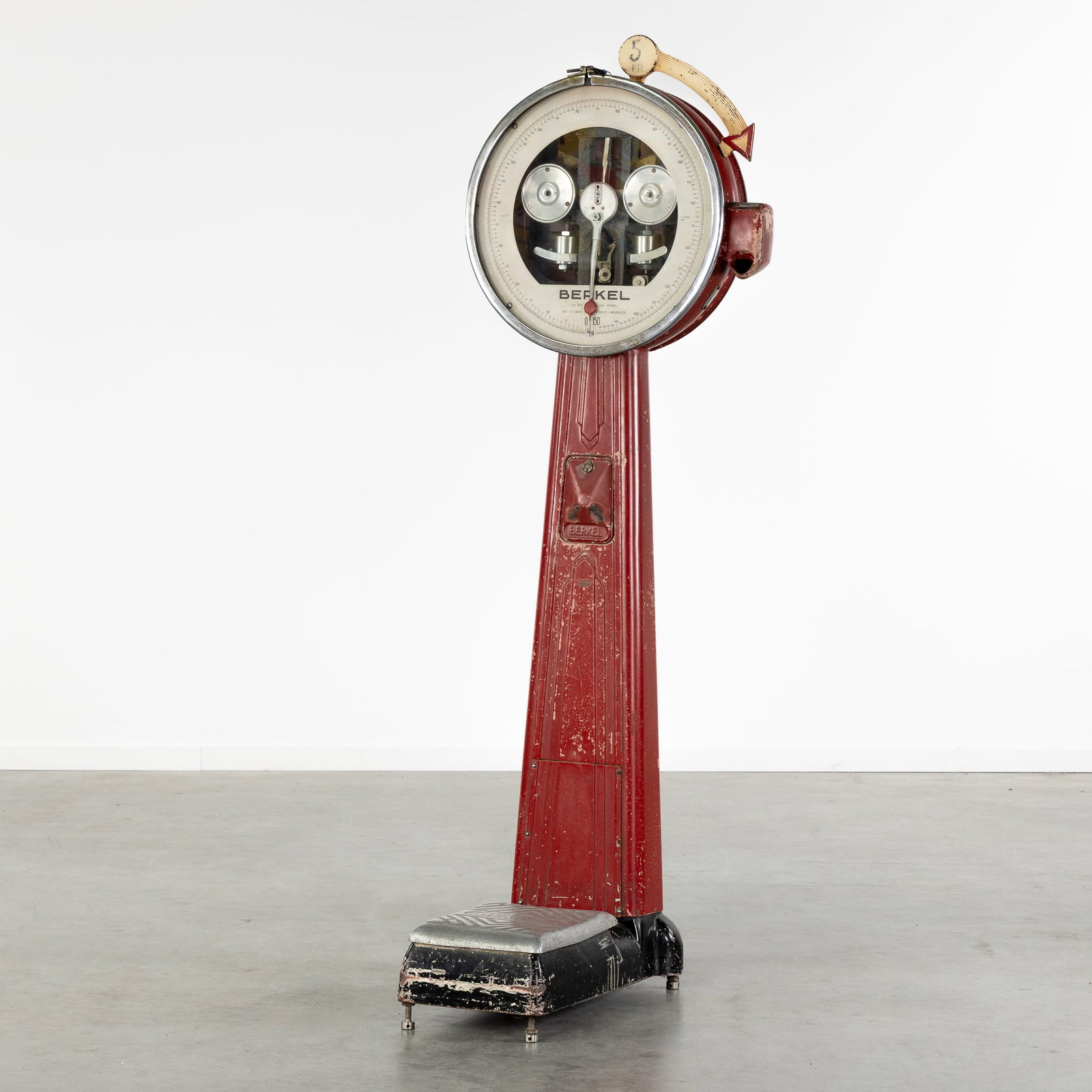 Berkel, A Coin-operated Person Weighing Scale, circa 1960-1970. (1 of 10)