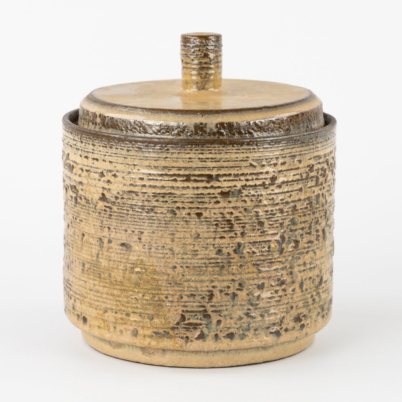 Rogier Vandeweghe (1923-2020) 'Pot with a lid' for Amphora.: Rogier Vandeweghe (1923-2020) 'Pot with a lid' for Amphora.