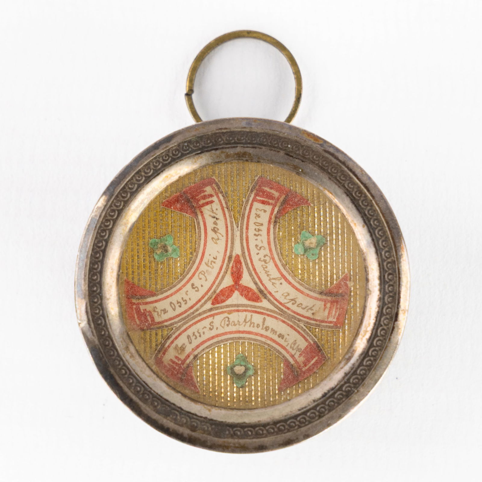 A Sealed Multi-Theca with Relics for the Apostles Peter, Paul, and Bartholomew, including the (1 of 3)