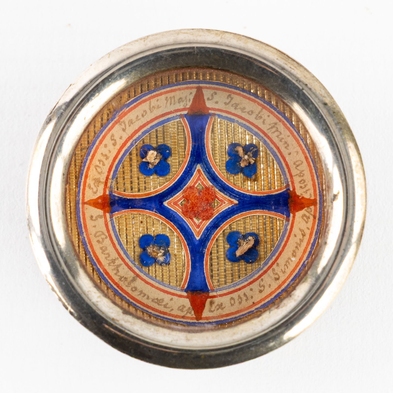 A sealed multi-theca with four relics of Apostles, including the document. (1 of 3)