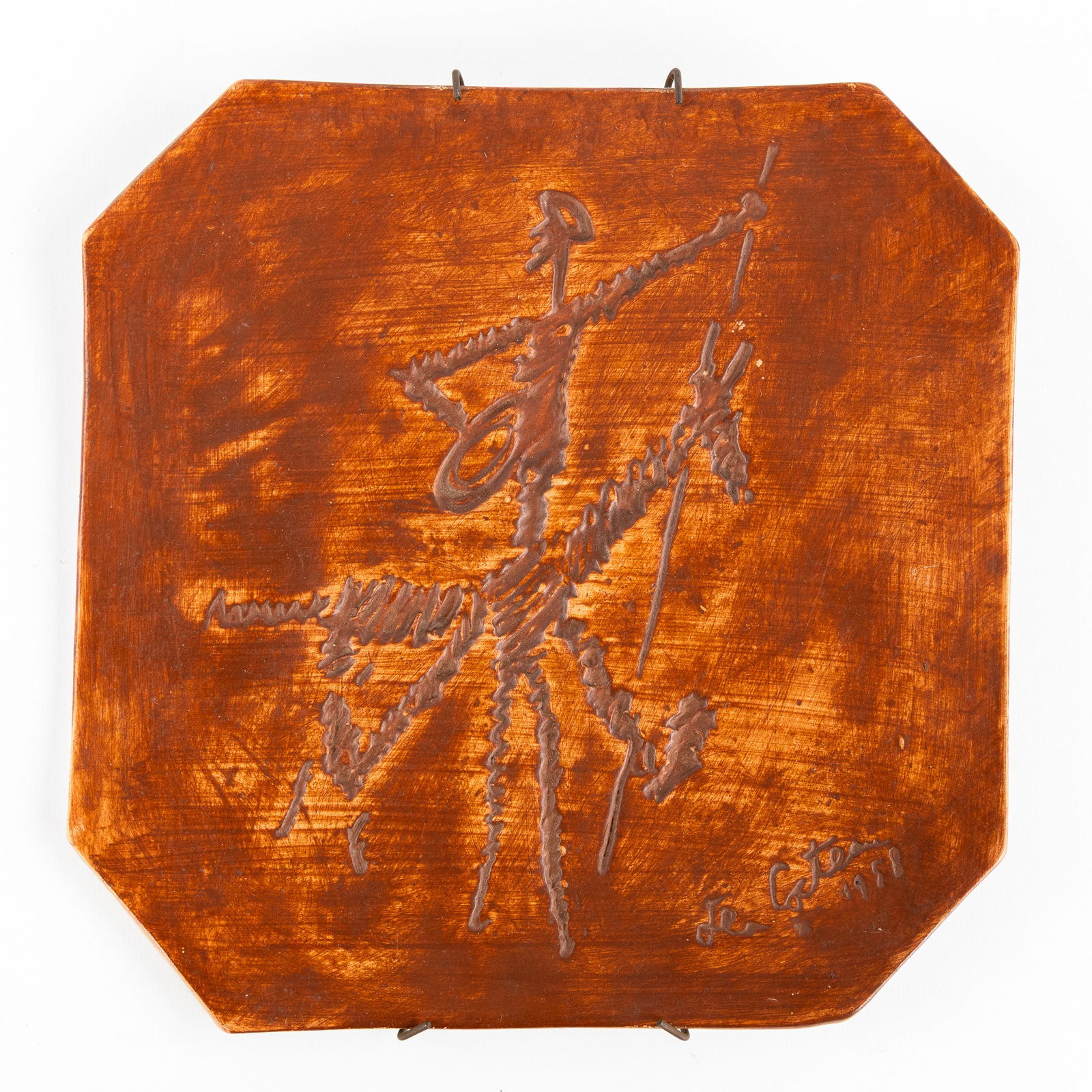 Jean Cocteau (1889-1963) 'Don Quicotte' terracotta (1958) (1 of 6)