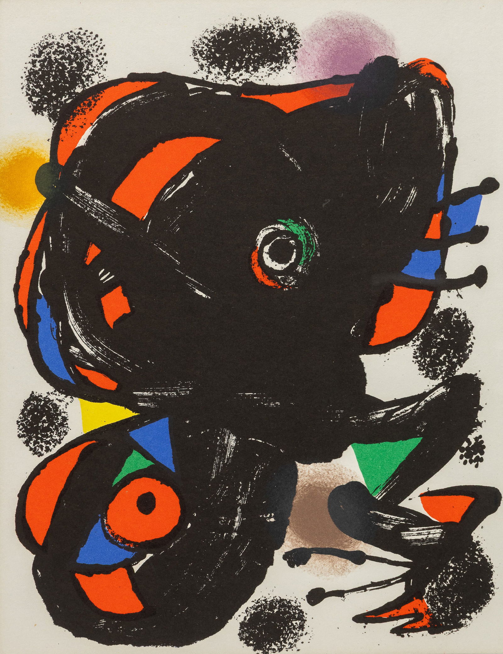 Joan Miro (1893-1983) 'XX Siècle, No. 46', a lithograph. (1976) (1 of 3)