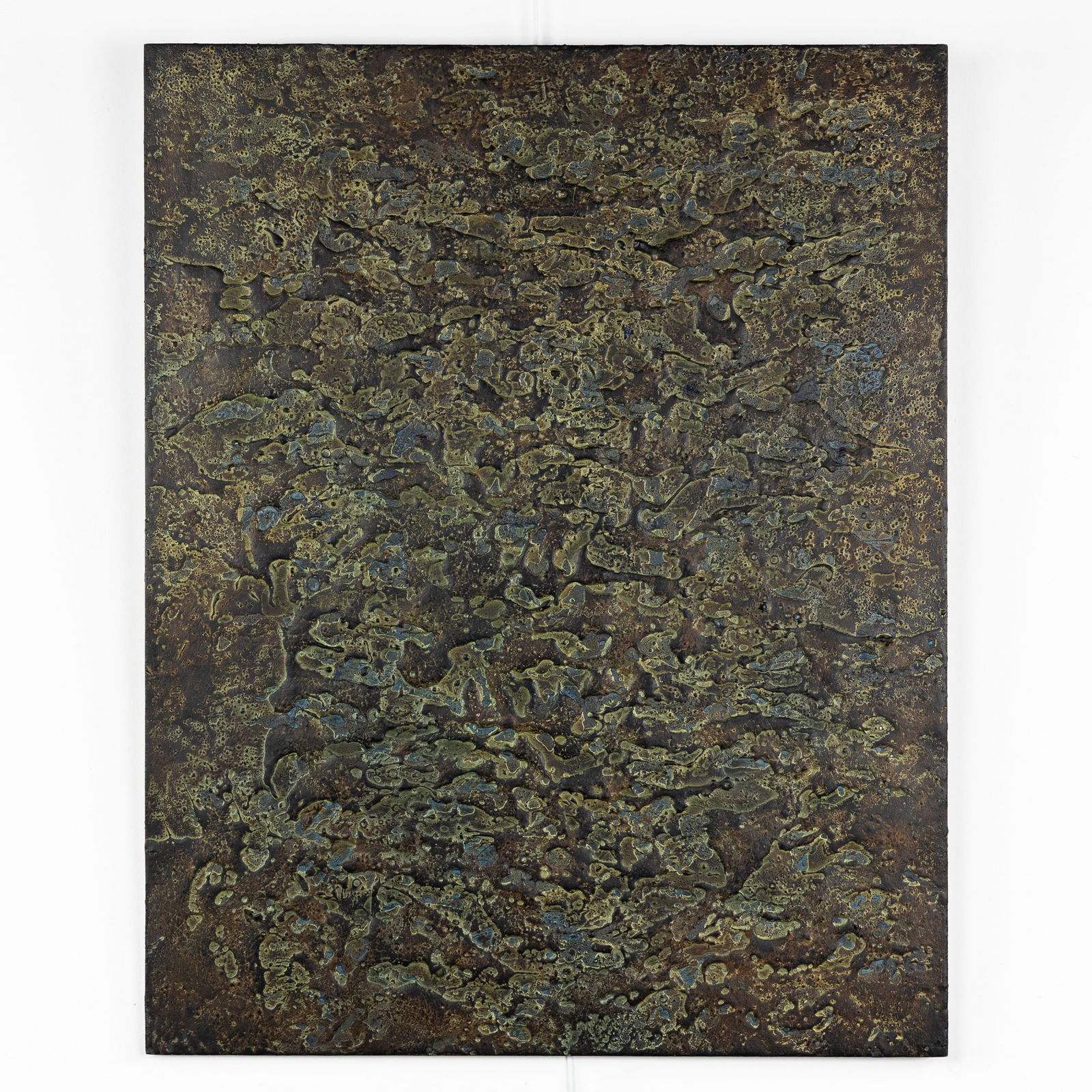 Robert Piesen 'Space Of Nonexistence' olie op board (1975) (1 of 9)