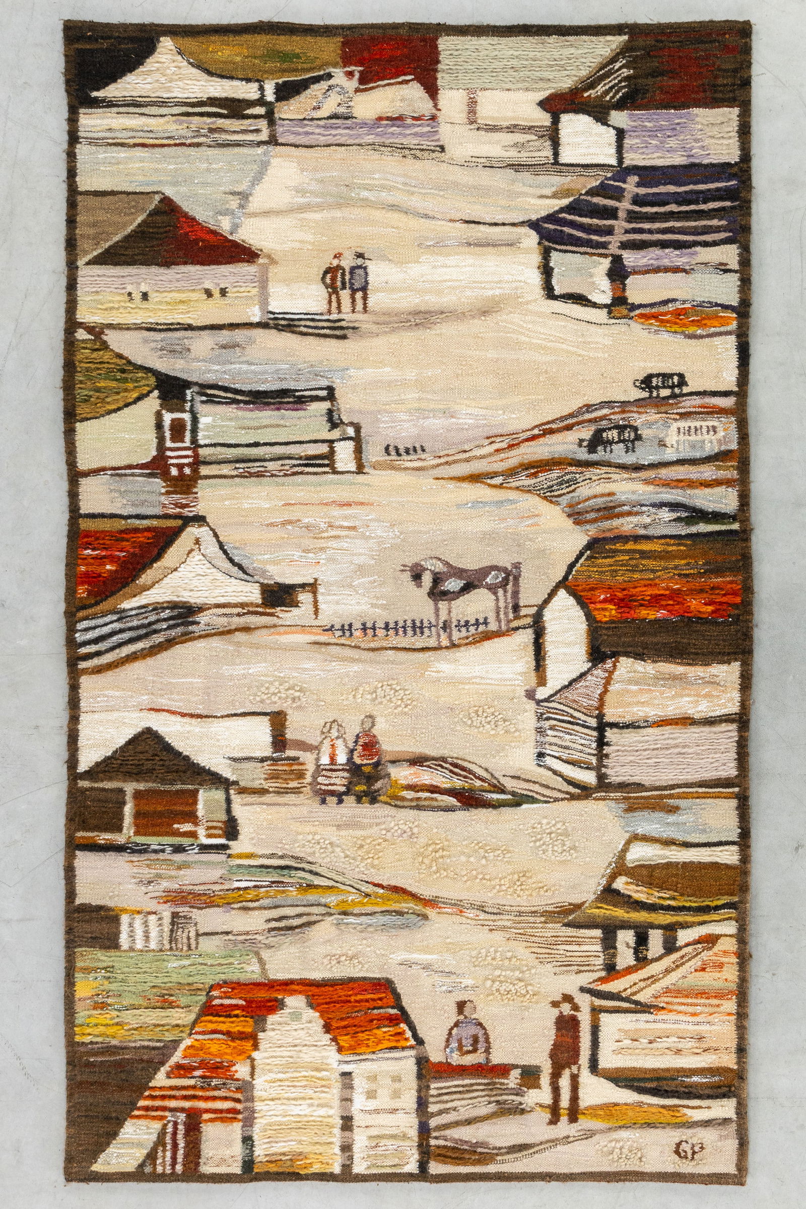 Piotr Grabowski (1933) 'First Snow', a tapestry (1990). (1 of 8)
