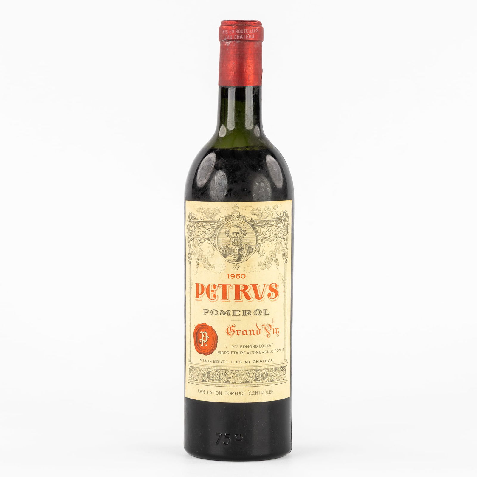 1960, Château Petrus, Pomerol.: 1960, Château Petrus, Pomerol. Proveance: Private Belgian Collection. 