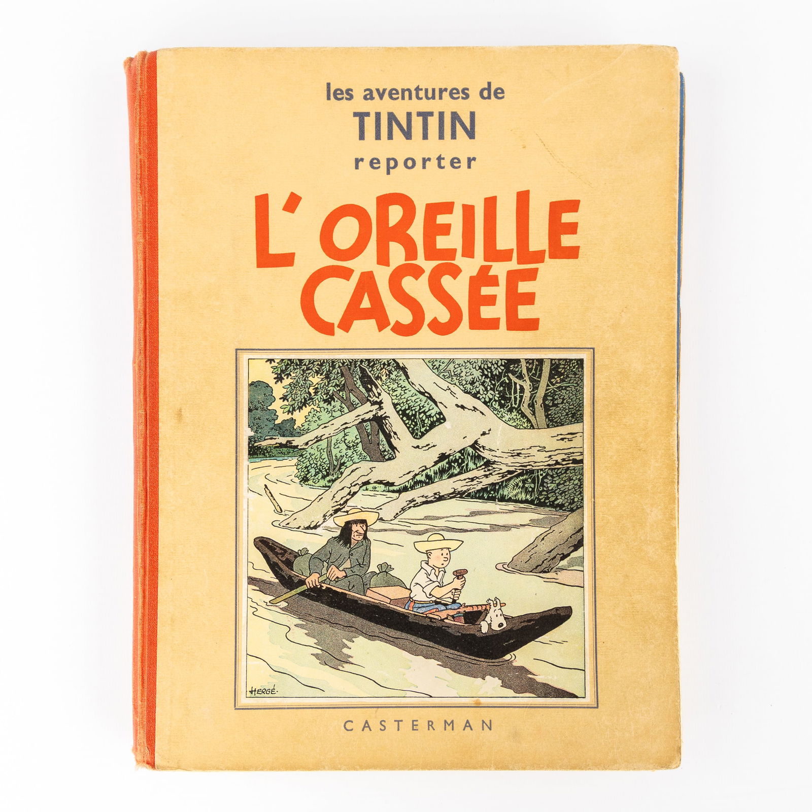 Hergé, Les Aventures de Tintin, L'Oreille Cassée, first edition, 1937. (1 of 9)