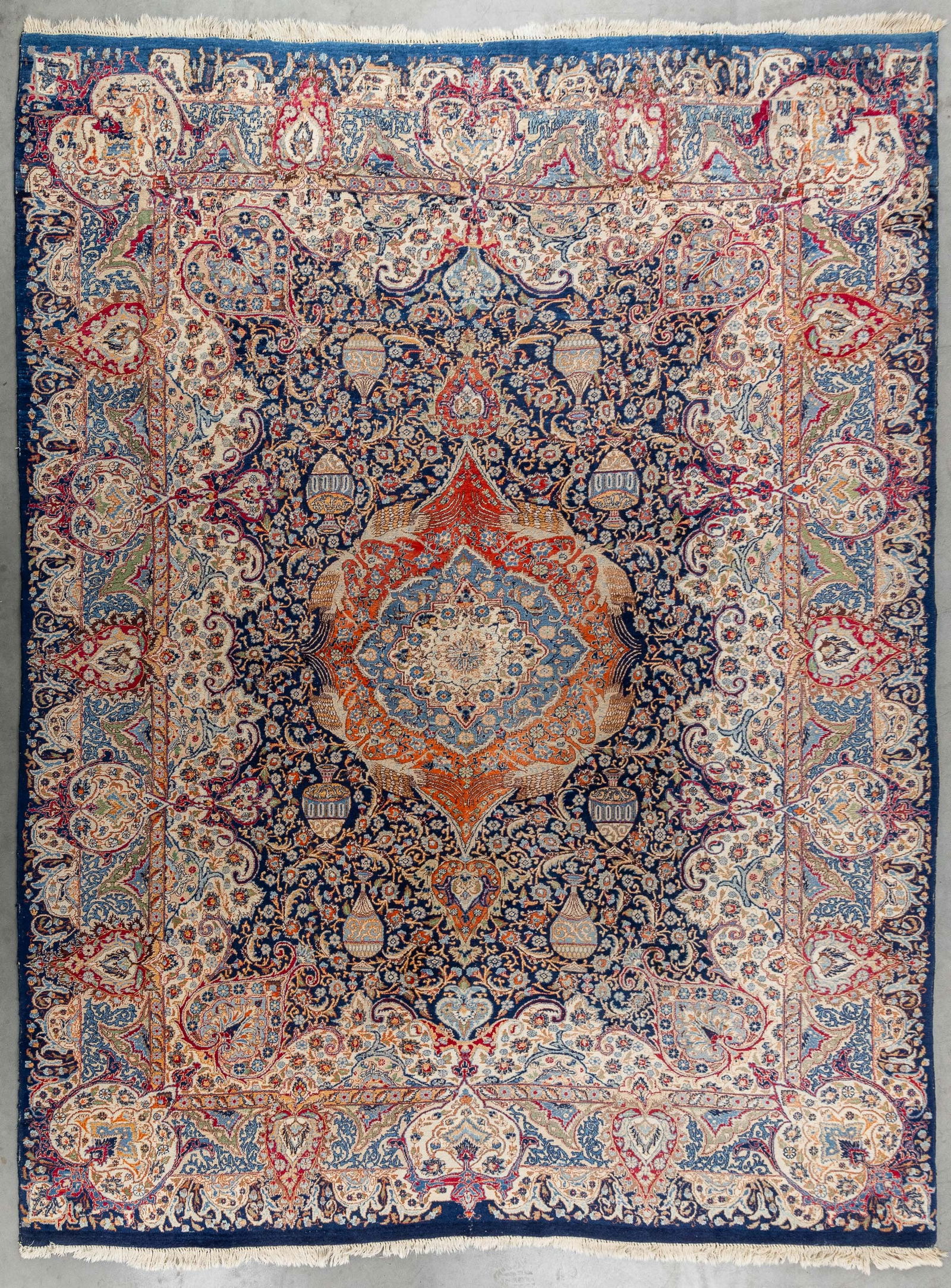 An Oriental Hand-Made Carpet, Wool, Korassan. (1 of 5)
