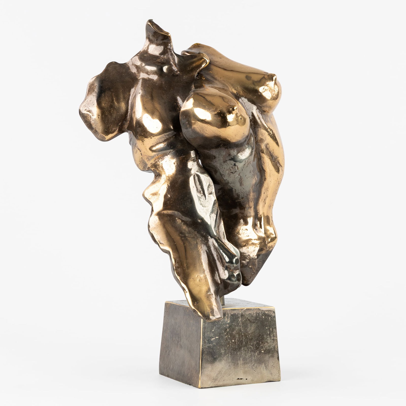 Yves Lohe (1947) 'Torsos', polished and patinated bronze. (1 of 8)